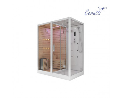 Душевая кабина Cerutti SPA ALBANO K9752L White 180x110x223