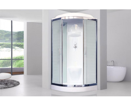 Душевая кабина Royal Bath RB 100HK6-WC-CH 100х100 см, с матовыми стеклами