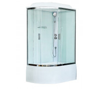 Душевая кабина Royal Bath RB 8120BK5-WT-CH 120х80 см, с прозрачными стеклами, правосторонняя