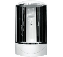 Душевая кабина Royal Bath RB 90BK6-BT-CH 90х90 см, с прозрачными стеклами