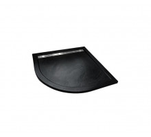 Душевой поддон WeltWasser WW TRR  90 STONE-BL 90х90 см черный с сифоном