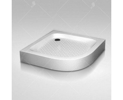 Душевой поддон RGW LUX/TN-P 80x80 см, полукруглый, белый