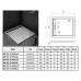 Душевой поддон WeltWasser WW TRS  90 STONE-BL 90х90 см черный с сифоном