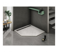 Душевой поддон WeltWasser WW TRP  90 STONE-WT 90х90 см белый с сифоном