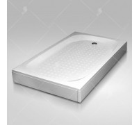 Душевой поддон RGW LUX/TN 80x100 см, прямоугольный, акриловый, белый