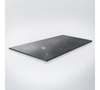 Душевой поддон RGW ST-G 80x110 см, прямоугольный, искусственный камень, графит