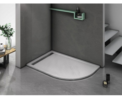 Душевой поддон WeltWasser WW TRR12090 STONE-WT L 120х90 см белый с сифоном