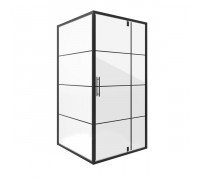 Душевой уголок Niagara NG-0290-08 BLACK 90х90х190 см, квадратный
