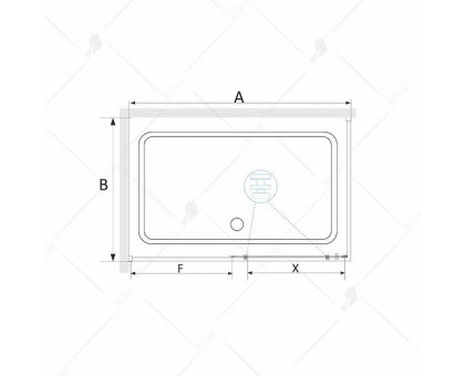 Душевой уголок RGW SV-42 (SV-12 + Z-05) 100x70, прозрачное стекло